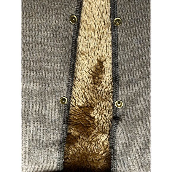 Barbour Fleece Liner Vest Mens Large Brown C42 Outdoor Utility Made in England - Picture 7 of 7